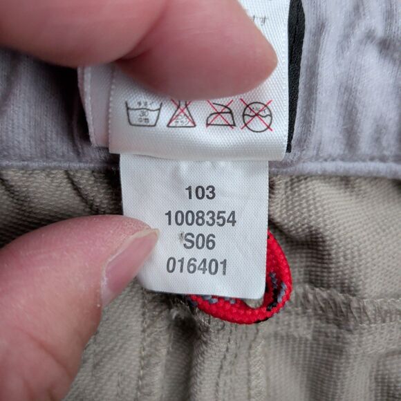 The North Face Summit Series Pants Womens M Nylon Belted Beige Ankle Zip - Picture 7 of 15